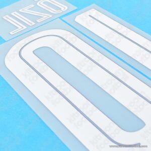 Original Player Issue 2018-19 Arsenal Third Name Set #10 ÖZIL - Image 2