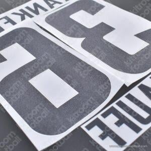 2021-23 Eintracht Frankfurt Away Name Set #36 KNAUFF (Repro) - Image 2