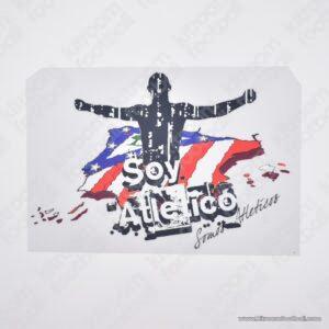 Official 2012-13 Atletico Madrid Sponsor Patch SOY ATLÉTICO (Kids Size) - Image 1
