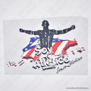 Official 2012-13 Atletico Madrid Sponsor Patch SOY ATLÉTICO - Image 1