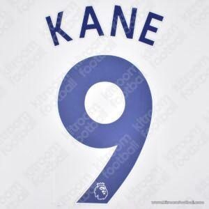 2017-23 Tottenham Premier League Home Name Set #9 KANE (Repro) - Image 1