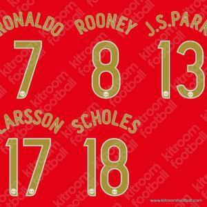 Official Reissue 2006-07 Manchester United Cup Home Name Set #7 RONALDO (Sporting ID) - Image 1