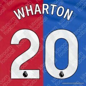 2023-26 Cristal Palace Premier League Home Name Set #20 WHARTON (Repro)