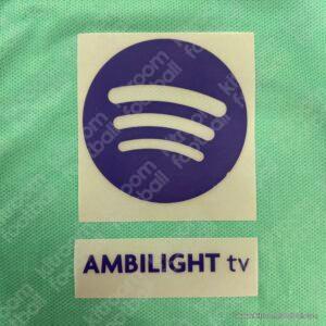 Original Player Issue 2024-25 Barcelona 3rd Kit Sponsor Patch SPOTIFY ACNUR AMBILIGHT TPT (Copy)