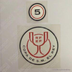 Original Player Issue 2022-23 Sevilla + 5 Copa del Rey Patch Parche (Copy)