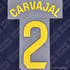 2023-24 Real Madrid La Liga Away & Third Name Set #2 CARVAJAL (HQ Repro) - Image 1