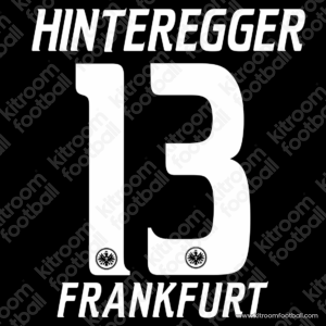 2019-20 Eintracht Frankfurt Cup Home Name Set #13 HINTEREGGER (Repro) - Image 1