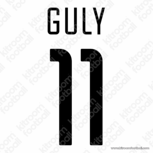 2002-04 Inter Milan Serie A Away Name Set #11 GULY (Guglielminpietro) (Repro)