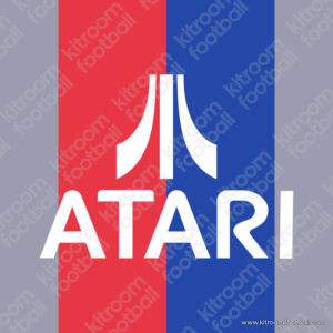 2001-02 Olympique Lyon Third Sponsor Patch ATARI (Repro)