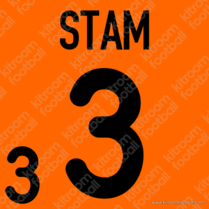 2000 Netherlands UEFA Euro Home Name Set #3 STAM (Repro) - Image 1