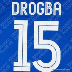 2007-13 Chelsea Cup Home Name Set #15 DROGBA (Repro) - Image 1