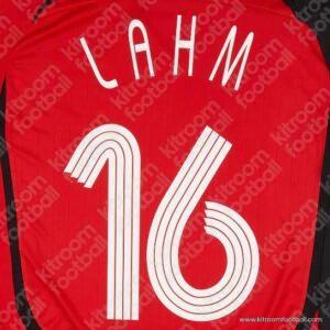 World Cup 2006 Germany Home Name Set Number #16 LAHM Repro - Image 1