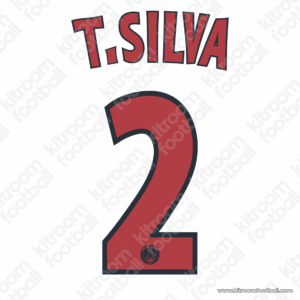 2012-13 PSG Cup Third Name Set #2 THIAGO SILVA (HQ Repro) - Image 1