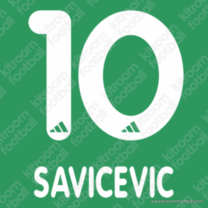 1999-00 Austria Wien Home Name Set #10 SAVICEVIC (Repro)