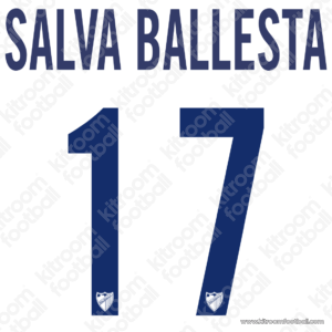 2003-04 Malaga CF Home Name Set #17 SALVA BALLESTA (Repro)