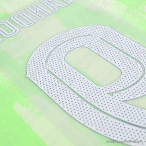 Original Player Issue 2024-25 Barcelona Cup Third Name Set #9 LEWANDOWSKI (TPT) - Image 2