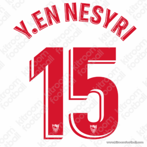 2019-23 Sevilla La Liga Home Name Set #15 Youssef EN-NESYRI (Repro)