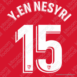 2019-23 Sevilla La Liga Away Name Set #15 Youssef EN-NESYRI (Repro)