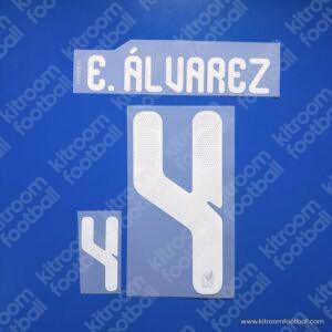 2026 México FIFA World Cup Home Name Set #4 Edson ALVAREZ (HQ Repro)