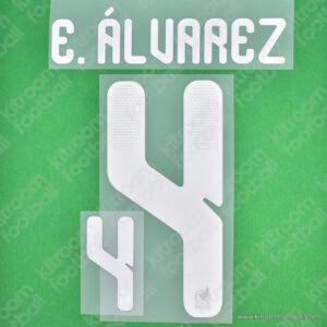 2026 México FIFA World Cup Home Name Set #4 Edson ALVAREZ (HQ  Repro)