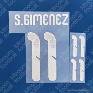 2026 México FIFA World Cup Home Name Set #11 Santiago JIMENEZ (HQ  Repro)