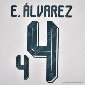 2026 México FIFA World Cup Away Name Set #4 Edson ALVAREZ (HQ  Repro)