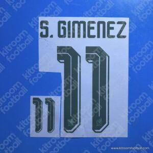 2026 México FIFA World Cup Away Name Set #11 Santiago JIMENEZ (HQ Repro) - Image 1
