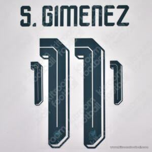 2026 México FIFA World Cup Away Name Set #11 Santiago JIMENEZ (HQ Repro)