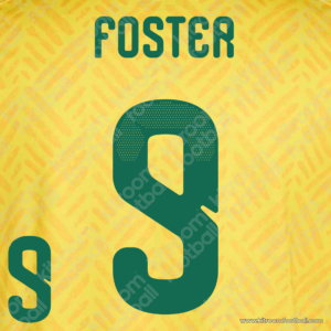 2026 South Africa FIFA World Cup Home Name Set #9 FOSTER (Repro) - Image 1