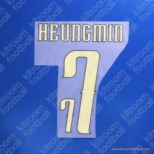 2026 South Korea FIFA World Cup Away Name Set #7 Son HEUNGMIN (Repro)