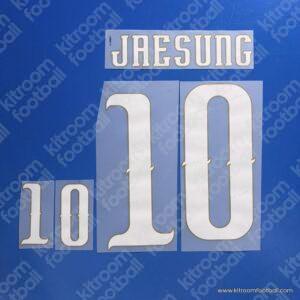 2026 South Korea FIFA World Cup Home Name Set #10 JAESUNG (Repro) - Image 1