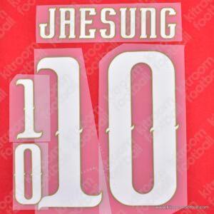 2026 South Korea FIFA World Cup Home Name Set #10 JAESUNG (Repro)