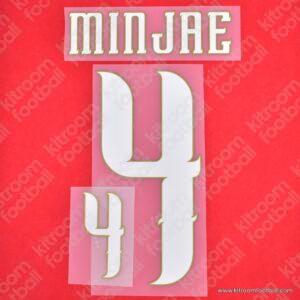 2026 South Korea FIFA World Cup Home Name Set #4 MINGJAE (Repro)
