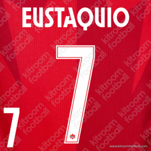 2026 Canada FIFA World Cup Home & Away Name Set #7 EUSTAQUIO (HQ  Repro)