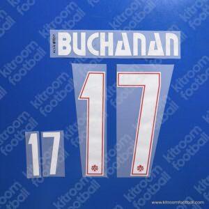 2026 Canada FIFA World Cup Home & Away Name Set #17 BUCHANAN (HQ Repro) - Image 1