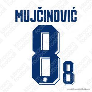 2026 Bosnia and Herzegovina FIFA World Cup Away Name Set #8 MUJCINOVIC (Repro)