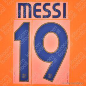 Official Reissue 2007-08 Barcelona Third Name Set #19 MESSI (Sipesa) - Image 1