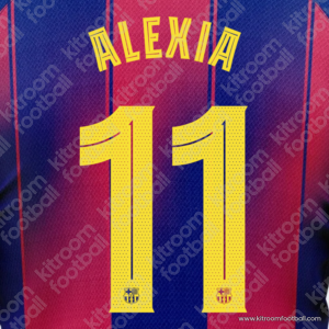 2025-26 Barcelona Home Name Set #11 ALEXIA (Repro)