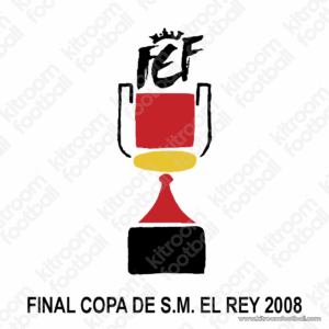 2008 Valencia CF Copa del Rey (Spain) Final MDT Patch (Repro) - Image 1