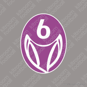 2019-20 Olympique Lyon UEFA Women's Champions League 6 Times Winners Patch (Repro)