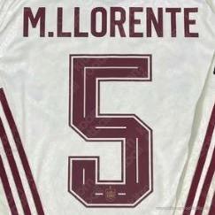2026 Spain FIFA World Cup Away Name Set #5 Marcos LLORENTE (HQ Repro) - Image 1