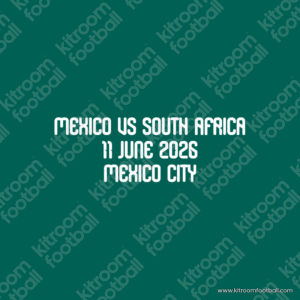 2026 México FIFA World Cup Home Match Details MDT Patch vs South Africa (HQ Repro)