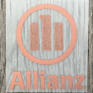 2024-25 Bayern Munich Third Sleeve Sponsor Patch ALLIANZ (HQ  Repro) (Copy)