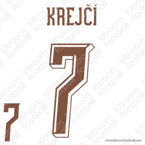 2026 Czech FIFA World Cup Away Name Set #7 KREJCI (Repro)