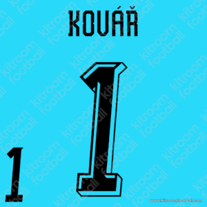 2026 Czech FIFA World Cup Goalkeeper Name Set #1 KOVAR (Repro)