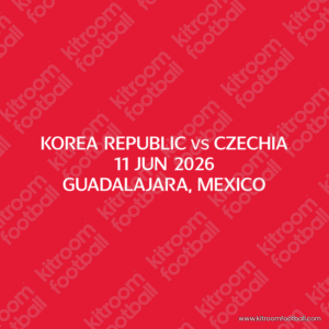 2026 South Korea FIFA World Cup Home Match Details MDT Patch vs Czechia (HQ  Repro)