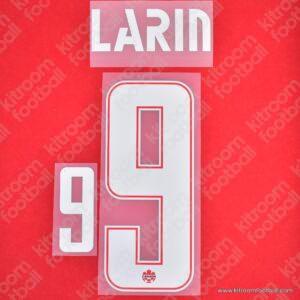2026 Canada FIFA World Cup Home & Away Name Set #9 LARIN (HQ  Repro)