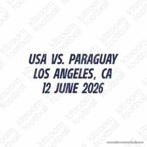2026 USA FIFA World Cup Home Match Details MDT Patch vs PARAGUAY (Repro)