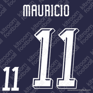 2026 Paraguay FIFA World Cup Away Name Set #11 MAURICIO (Repro)