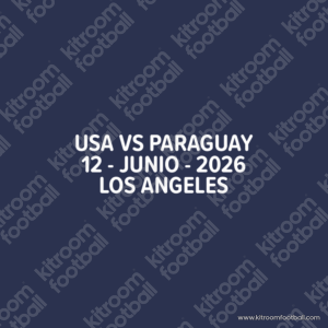 2026 Paraguay FIFA World Cup Away Match Details MDT Patch vs USA (HQ Repro)